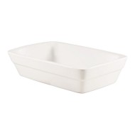 Forma 23cm Refratario Retangular de Porcelana Sem Alca